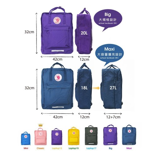 Mochila kanken big hot sale